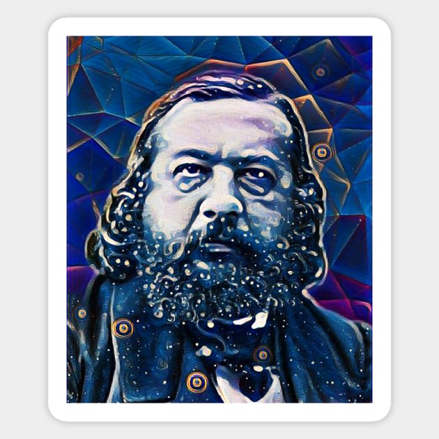 Theophile Gautier Portrait | Theophile Gautier Artwork 5 Sticker by JustLit